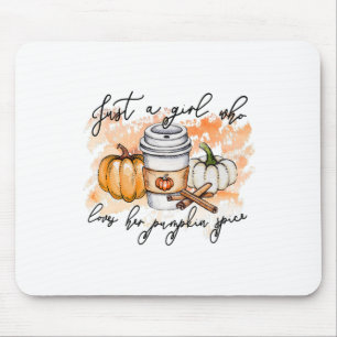 Nur ein Mädchen, die Lieben fallen Pumpen Gewürz L Mousepad