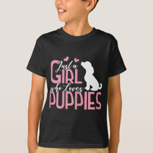 Nur ein Mädchen, die Lieben Welpen Welpen Welpen H T-Shirt