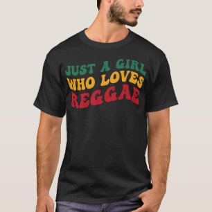 Nur ein Mädchen, die Reggae Groovy Women Rasta Pr. T-Shirt