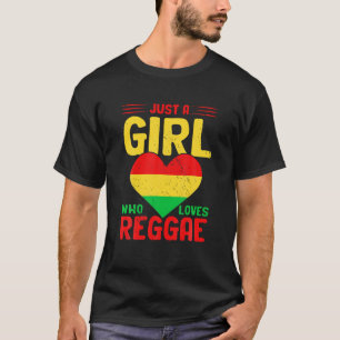 Nur ein Mädchen, die Reggae I Rastafari I Jamaica T-Shirt