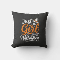 Nur ein Mädchen Halloween-Vektorkunst