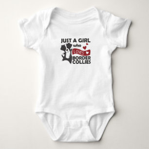 Nur ein Mädchen Liebe die grenzübergreifenden Coll Baby Strampler