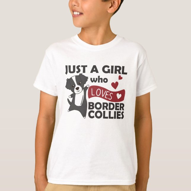 Nur ein Mädchen Liebe die grenzübergreifenden Coll T-Shirt (Vorderseite)