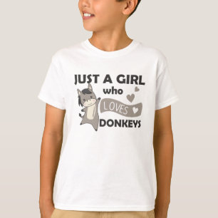 Nur ein Mädchen Lieben der Donkey - Sweet Donkey T-Shirt