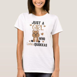 Nur ein Mädchen Lieben The Quokka - Sweet Quokka T-Shirt