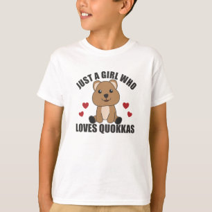 Nur ein Mädchen Lieben The Quokka - Sweet Quokka T-Shirt