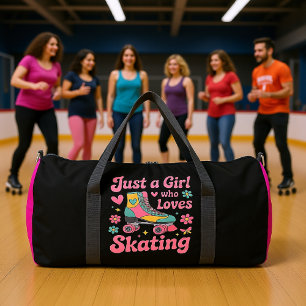 Nur Ein Mädchen Liebt Skaten Duffle Bag
