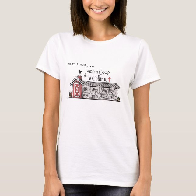 Nur ein Mädchen mit Coop & Calling T-Shirt (Vorderseite)