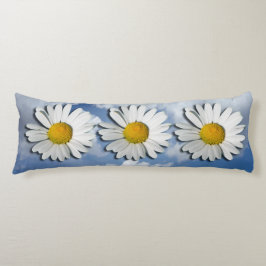 Nur ein Marguerite Blossom + Ihr Text und Ihre Ide Seitenschläferkissen