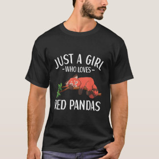 Nur ein Mensch, der Rote Pandas liebt Rote Panda T-Shirt