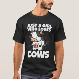 Nur ein Mensch Liebe Kuh Kuh Milch Bauer T-Shirt