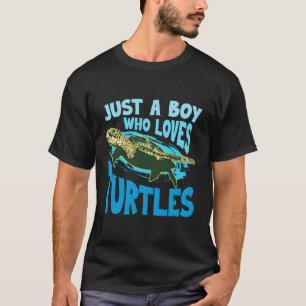 Nur ein Mensch Liebe Meeresschildkröten T-Shirt