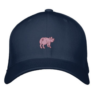 Nur ein Niedliches kleines Schwein Bestickte Baseballkappe