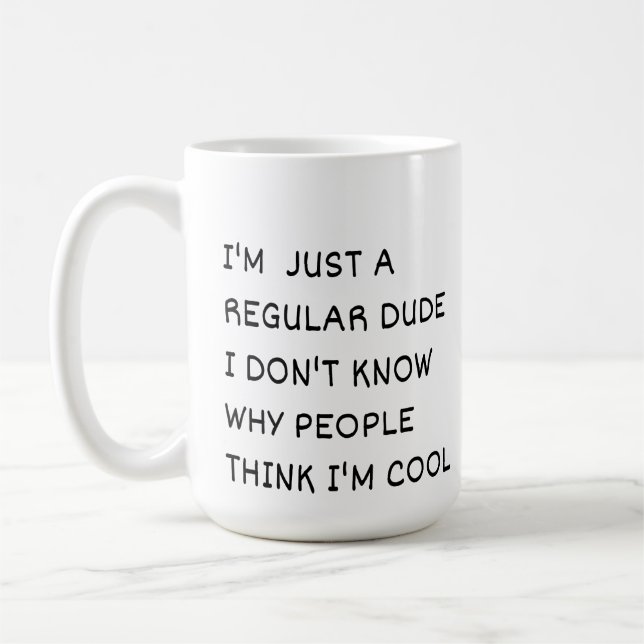 Nur ein normaler Typ Kaffeetasse (Links)