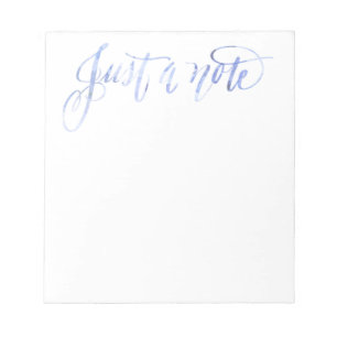 Nur ein Notizblock. Notizblock