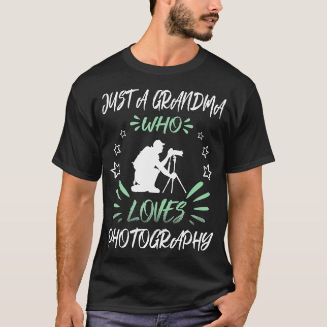 Nur ein Oma, das Fotografie Lieben T-Shirt (Vorderseite)