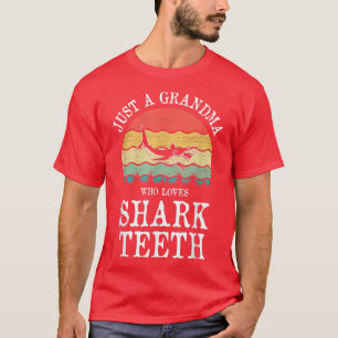 Nur ein Oma, das Lieben Hais zisst T-Shirt