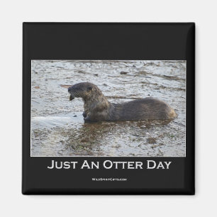 Nur ein Otter Day Geschenke Magnet