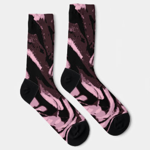 Nur ein paar Rose Socken