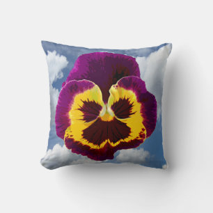 Nur ein Pansy Blossom + Ihr Text & Ideen Kissen
