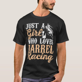 Nur ein Pferd, das Barrel Racing Rodeo Pferd vinta T-Shirt