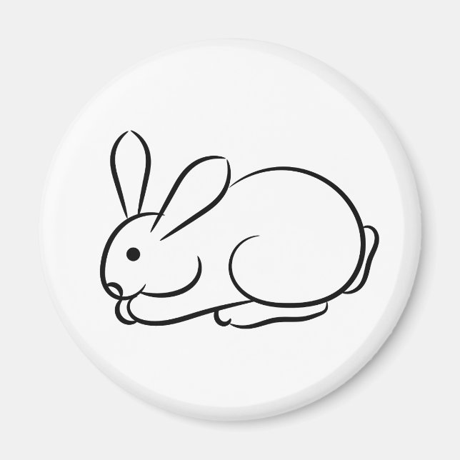Nur ein Rabbit Magnet (Vorne)