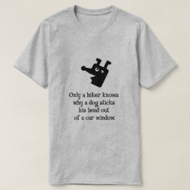 Nur ein Radfahrer weiß T-Shirt