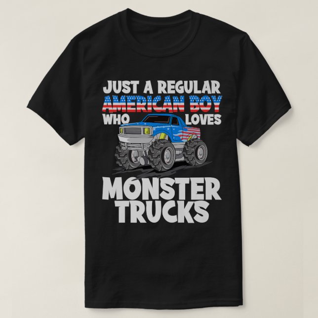 Nur ein regelmäßiger amerikanischer Junge, der die T-Shirt (Design vorne)