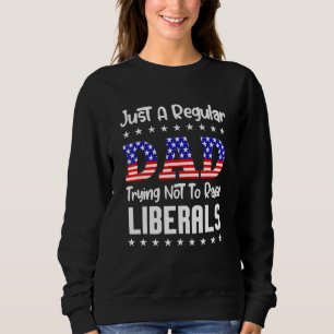 Nur ein regelmäßiger Vater, der versucht, die Libe Sweatshirt