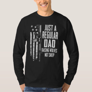 Nur ein regelmäßiger Vater, der Wölfe züchtet, abe T-Shirt