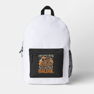 Nur ein Scherz Haldol Halloween Trankflasche Syrin Bedruckter Rucksack