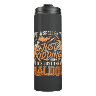 Nur ein Scherz Haldol Halloween Trankflasche Syrin Thermosbecher