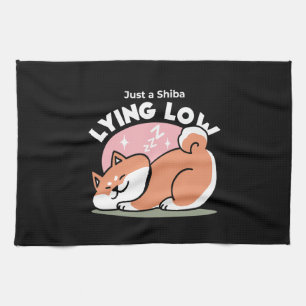 Nur ein Shiba, der niedrig fliegt: Niedliches Shib Geschirrtuch