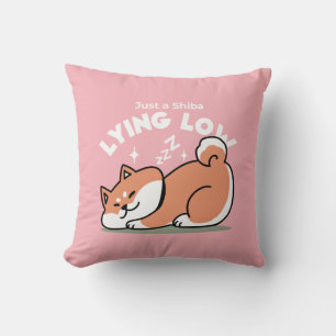 Nur ein Shiba, der niedrig fliegt: Niedliches Shib Kissen