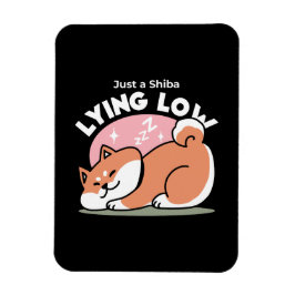 Nur ein Shiba, der niedrig fliegt: Niedliches Shib Magnet