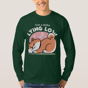Nur ein Shiba, der niedrig fliegt: Niedliches Shib T-Shirt