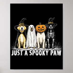 Nur ein Spooker Päw Labrador Retriever Halloween-L Poster