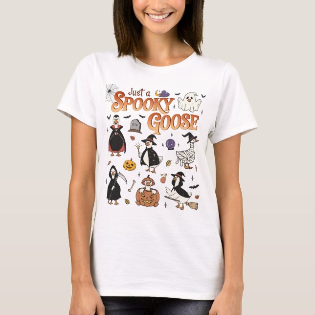 Nur ein Spooky Goose Funny Shirt (Vorderseite)