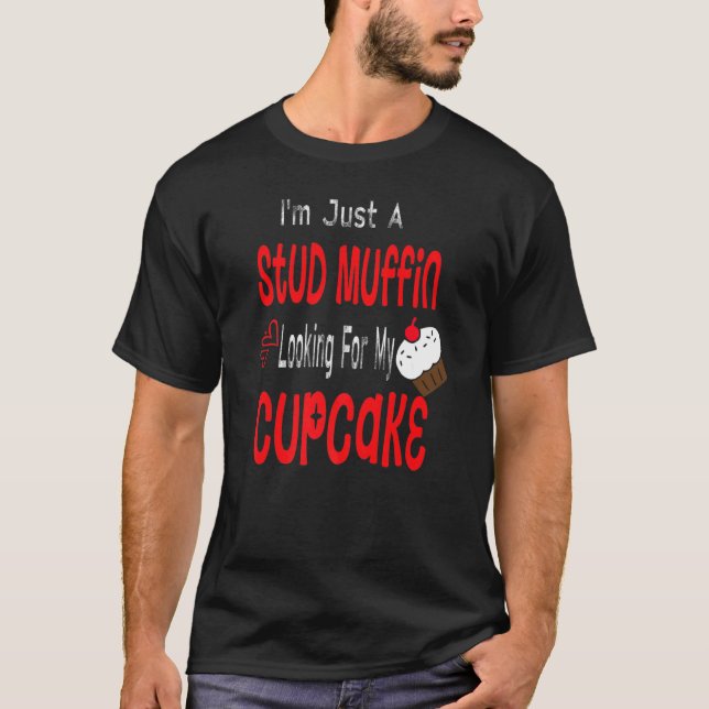 Nur ein Stuck Muffin Cupcake Happy Kleinkind Boy V T-Shirt (Vorderseite)