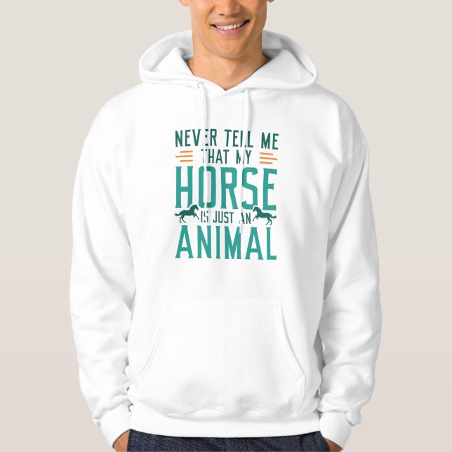 Nur ein Tier Hoodie (Vorderseite)
