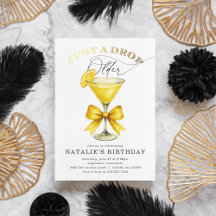 Nur ein Tropfen älterer Lemon Drop Geburtstag