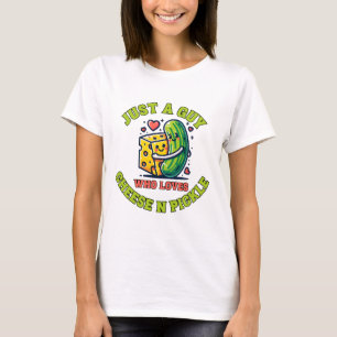 Nur ein Typ, der eingelegtes Gemüse liebt T-Shirt