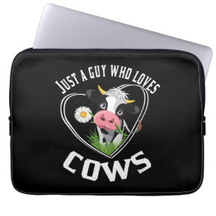 Nur ein Typ, der Kühe Liebe, Kuh liebt Essential Laptopschutzhülle