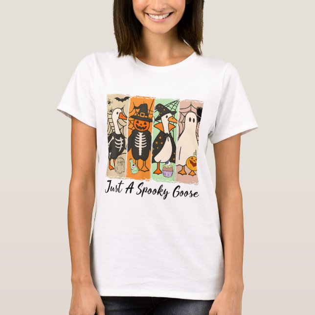 Nur ein unheimlich gosenes Halloween-Kostüm-Spooky T-Shirt (Vorderseite)