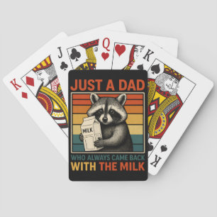 Nur ein Vater, der immer mit der Milch zurückkam Spielkarten