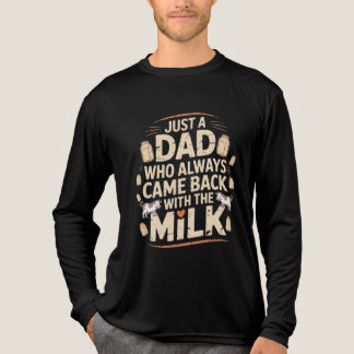 Nur ein Vater, der immer mit Milchviint zurückkam Tri-Blend Shirt