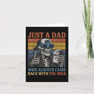 Nur ein Vater, der immer wieder mit dem Milchfunn Karte
