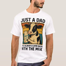 Nur ein Vater, der immer wieder mit der Milch kam