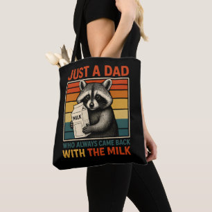 Nur ein Vater, der immer wieder mit der Milch zurü