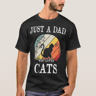 Nur ein VATER, der Katzen Liebe T-Shirt